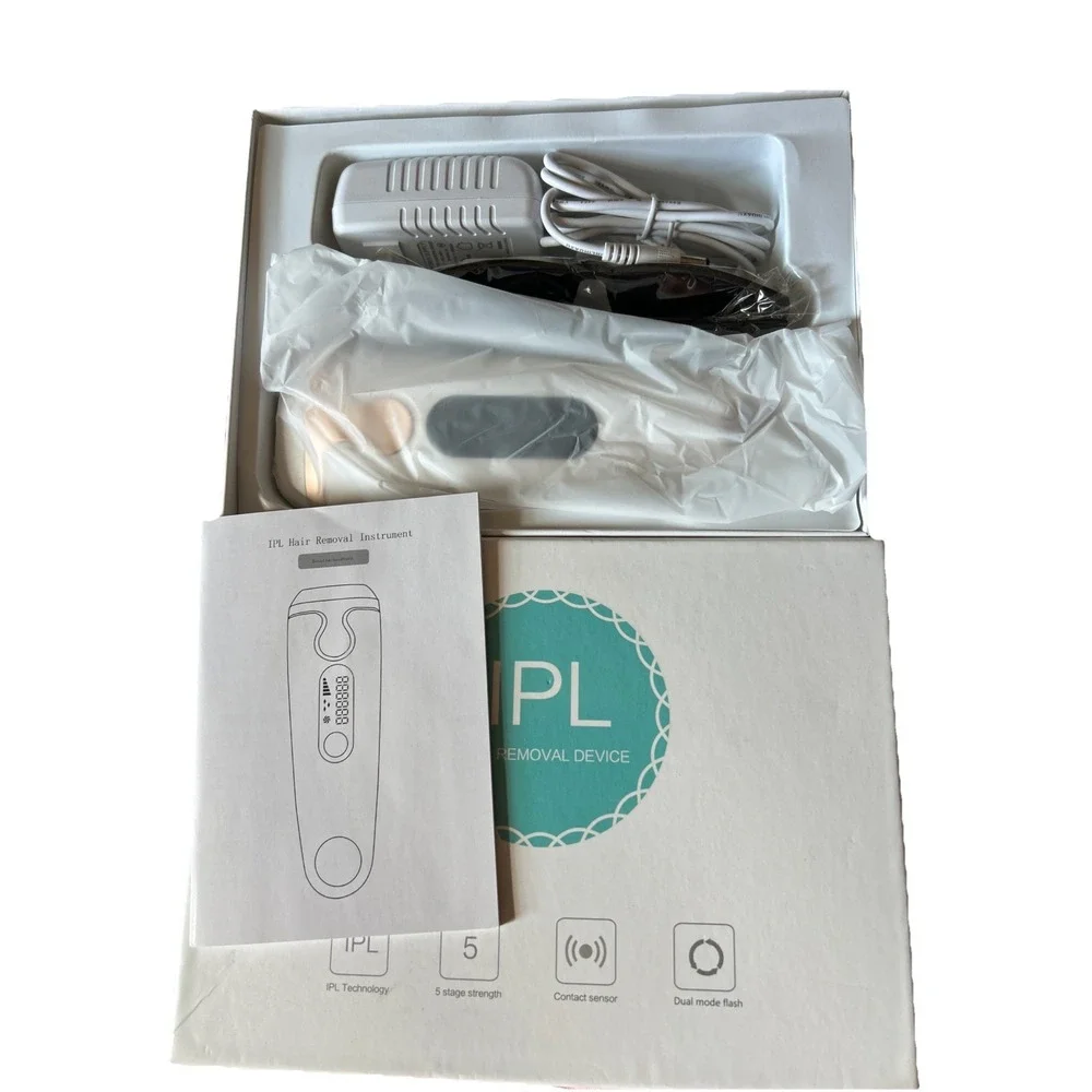 IPL Hair Removal Device 5 Stages Dual Mode Contact Sensor New‎ Open Box